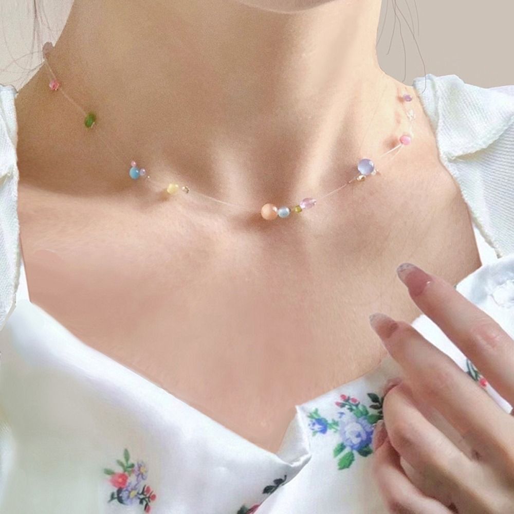 Korean Girls Lifestyle - Trendy Alaşım Kore Tarzı Kolye Reçine